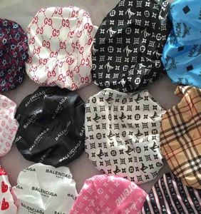 Muslim men women round Wide Stretch Silk Satin Breathable Bandana Night Sleeping Turban Hat headwrap Bonnet chemo cap Hair Accesso5659833