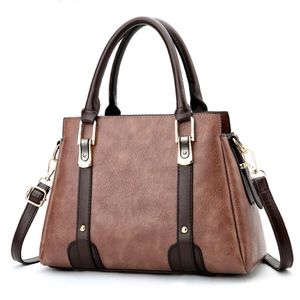 HBP Ladies Handbags Purses Women Totes påsar crossbodybags läder handväska purese kvinnlig bolsa kaffe färg226w