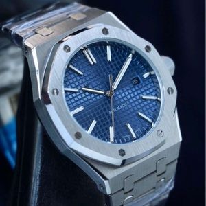 Royal Oak AP Aijiabi Полностью автоматические механические часы мужские элитные стальные ремешки восьмиугольный циферблат с портом в деловом стиле