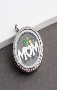 20PC Top Alloy Metal Charms Moon Shape MOM Floating Family Charms Fit 30MM Magnetic Glass Locket7828904