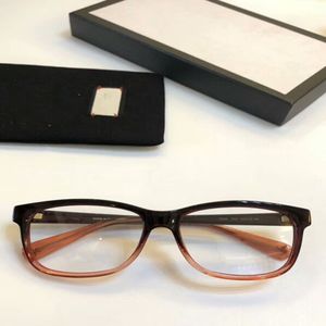 NEWARRIVAL 0074 unisex square gradient glasses frame plain super-light for prescription frame bee temple bottom fullset case OEM o239r