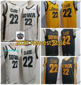 2024 Damen Herren Jugend Final Four 4 Trikot Iowa Hawkeyes Basketball NCAA College Caitlin Clark Größe S-3XL