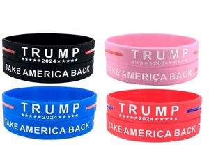 Силиконовый браслет Trump 2024 Party Favor Keep America Great Wristband 562QH