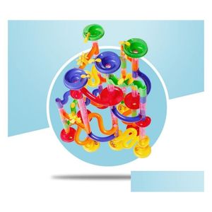 Modelo Kits de Construção Atacado Coaster Toy Personalizado Bouncy Castelo Espaço Estrela Órbita Bola Mármore Run Kit Lepin Tijolo Educação Rolo Bui Dhdqp