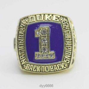 Band Rings 1992 NCAA Duke Blue Magic University Basketbol Şampiyonu Yüzük Yüzük X4Q8