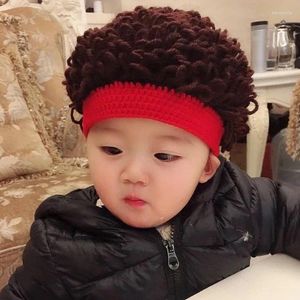 BERETS BABY HAT الخريف/الشتاء سترة لطيفة 6 أشهر -4 سنوات الأطفال الباروكة للرجال والنساء