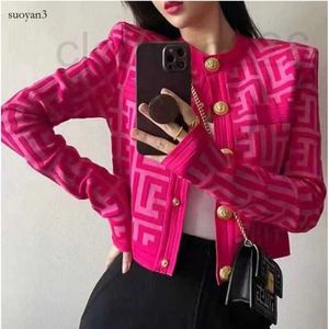 Designer Quality Fashion Designer Sweaters Geometric Patterns Medusa Apes Cardigan Long Sleeve Single Breasted Contrast Color Button Knitted Sweaters 0SJ4