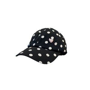Polka Dot Baseball Cap Spring and Summer Outdoor Outing Casual Breathable Cap All Matching Love Hat Show Face Small Tide Hat 2280