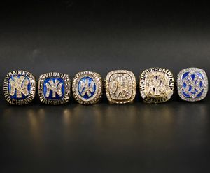 NY YANKEE SHIP RING 6 PCS 팬 남자 선물 도매 드롭 배송 10003914