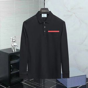 Designers de luxo Mens Polos T-shirt Jaquetas Pulôver Moletom Casacos Moda Homens Mulheres Manga Longa Polo Camisas Carta Puro Algodão Casaco de Alta Qualidade Roupas Top