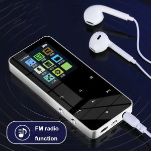 Oyuncu 1.8 inç 80GB MP3 Müzik Çalar Metal Touch HiFi Kayıpsız Stereo Bluetooth 5.0 MP4 Walkman FM çalar saat pedometre e -Kitap