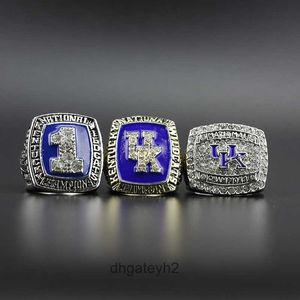 KWAF Band Rings 1996 1998 2012 NCAA Kentucky Wildcat Ring University Ring 3 Set UK Champion Pierścienie Nyud