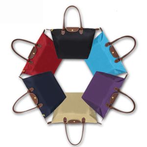 Women Casual Shoulder Bags Waterproof Nylon Dumpling Bag Ladies Tote Bag Large Capacity Mommy Handbag Folding Shopping Beach Bag