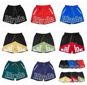 Designer shorts rhude män kvinnor designer 3m reflekterande sommar mode snabb torkning streetwear mode casual hip hop strand sportkläder män korta designerkph2