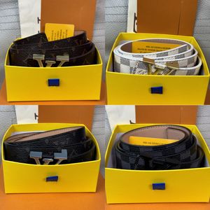 Louiseviution Belt High Quality Genuine Leather Belts Designer Belt Letter Buckle High-End Belt For Men With Smooth Leather And Buckles With Box Lvse Belt Add