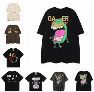 Herren-T-Shirts, Galleries Depts, Designer-Sommer-Gallary-Hemden, Alphabet-gedruckter Stern, gleicher Rundhals-Kurzarm-T-Shirt für Männer und Frauen, übergroße T-Shirts