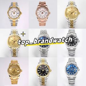 ساعة فاخرة عالية الجودة الساعات الميكانيكية الساعات Men's Watch U1 Automatic Wristwatch 904L جميع الفولاذ المقاوم للصدأ ساعة 42 مم مونتر دي الفك