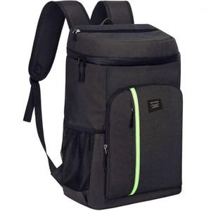 Denuoniss saco térmico isolado grande capacidade mochila portátil à prova dwaterproof água sacos de almoço para piquenique caminhadas camp244b