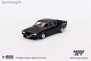 سيارات Diecast Model ** المسبقة ** Mini GT 1 64 Nissan Skyline Kenmeri Liberty Walk Matt Black Diecast Model Car