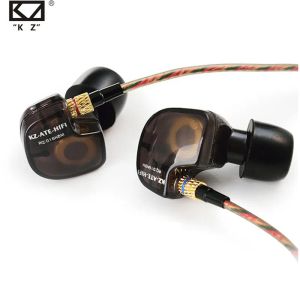 Słuchawki Kz Ate Driver HiFi Sport w słuchawkach do ucha do uruchamiania słuchawek dousznych z mikrofonem z zestawem słuchawkowym KZ EDX ZST ED12 ZS3 ES4 T2