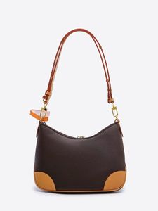 Odeon s designers boulogne väskor mångsidighet vintage funktionella mode kvinnor crossbody purse dubbel zip läder axel rem sdesigner väska