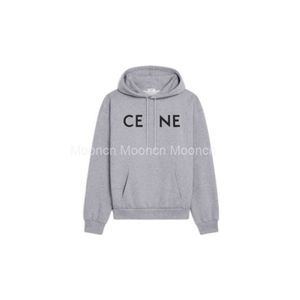 Designer Luxury Celins Classic Fashion Trend France Sweater Chest Letter Print Solid Pullover Hoodie Mens and Womens Spring and Autumn Top