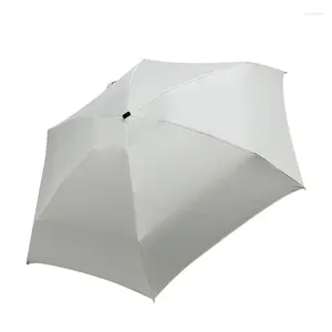 Umbrellas Women Sun Mini Parasol Luxury Rain Umbrella Unisex Black Travel Protable Fold Lightweight Pocket Coating 5