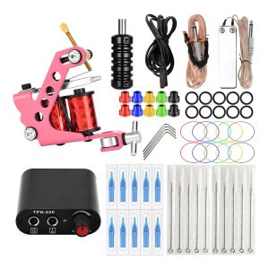 MACCHINO Studente Kit completo Tattoo Macchina completa Tattoo Kit Tattoo Forniture leggere per il trucco permanente della pelle