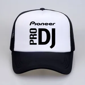 Cappellini da baseball stile DJ Pioneer berretto da baseball Summer Cool Mesh Trucker donna uomo stampa PRO Snapback Hat Bone Gorras