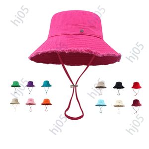 Designer Bucket Hat Le Bob Hats for Men Women Casquette Wide Brim Designer Hat Sun Purning Gorras Outdoor Beach Canvas Bucket Designer Association Association HJ027