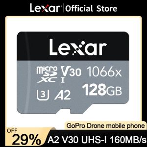 Приводы Lexar 1066x Карта памяти Micro Sd 64 ГБ 128 ГБ 256 ГБ 512 ГБ Карта Microsd Tf Flash Drive Профессиональная карта Micro Sd для телефона Дрон