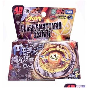 4d Beyblades Takara Tomy Beyblade Metal Dövüş BB126 Flash Sagittario 230wdlauncher 2012175472157 Damla Teslimat Oyuncak Hediyeleri Klasik Dhyeg