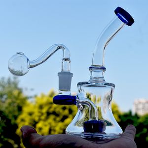 Toptan Cam Yağ Brülör Bongs Baharma Mobius Stereo Matris Yağ Donanları Cam Bongs Su Boruları Recycler Dab Teçhizatları 14mm Erkek Cam Yağ Burun Boruları DHL ÜCRETSİZ