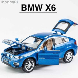 Diecast Model Cars CAIPO 1 32 BMW X6 SUV Legering Bil Diecasts Toy Vehicles Car Model Miniature Model Car Toy for Children