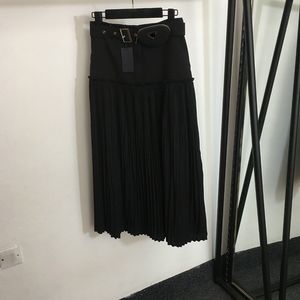 Abiti di lusso Gonne di marca da donna Marsupio Abito firmato Abito lungo casual nero Abbigliamento casual da esterno