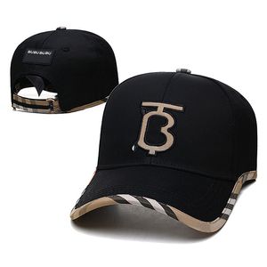 Mens Canvas Baseball Caps Designer Chapéus Chapéus de algodão na primavera e no outono Moda Street Hat Chapéus Womens Fitted Caps S-12