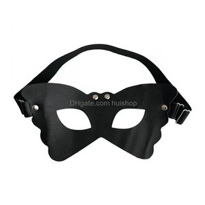Tematdräkt Mask Leather Bondags Restraints Clothing Flirt Games DBSM Device Romantic för par tema Drop Delivery Apparel Cos Dhlie