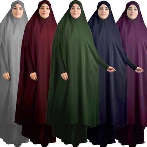 Ethnische Kleidung Overhead Praye Garment Frauen Muslim Maxi Kleid Mit Kapuze Abaya 2024 Eid Ramadan Islamische Jilbab Volle Abdeckung Kaftan Robe Kleid