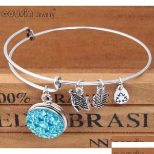 Urok bransolety Charm Bracelets Whatle DIY Metal Charm Bransoletka Brzeczek 18 mm Ginger Snap Button Dopasuj wymianę guziki12942 Dhe8x