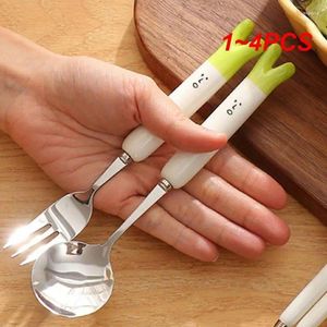 Coffee Scoops 1-4PCS Soup Spoon Ice Cream Dessert Creative Kitchen Supplies Tableware Mixing Accessories Stainless Steel