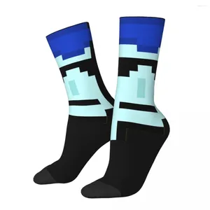 Men's Socks Funny Compression Alien Male With Bandana And Regular Sunglasses Sock For Men Hip Hop Harajuku NTF Non-fungible Token Crew