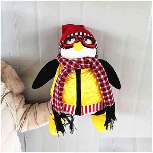 Plush Dolls 25/55Cm Cute Serious Friends Joeys Friend Hugsy P Penguin Rachel Stuffed Animal Doll For Kids Birthday Gift G220419 Drop Dhksi