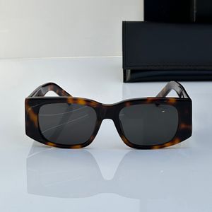 Havana grå stora solglasögon mörkgrå linser kvinnor mode sommar sunnies sonenbrille uv skydd glasögon med låda