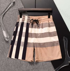 2024 PLAID SWIM SHORTS MEN SOMMER SOMME BEACH PANTS Designers Board Short Mesh Sportswear Snabbtorkning Badkläder Printing Man S kläder 1155ESS