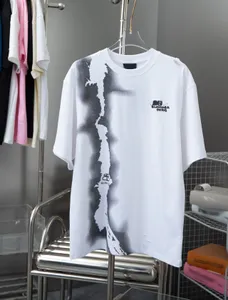 T-shirt Plus da uomo Polo Girocollo ricamato e stampato abbigliamento estivo in stile polare con puro cotone da strada 22325y