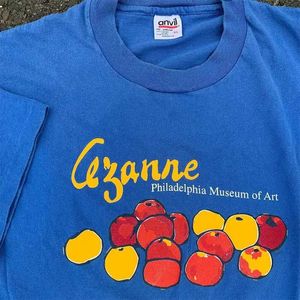 Damskie koszulki retro w stylu retro drukowanie owoców Summer Casual T Shirts Mężczyźni Kobiety z krótkim rękawem luźne bawełniane topy Crewneck 80s 90s graficzne koszulki J240224