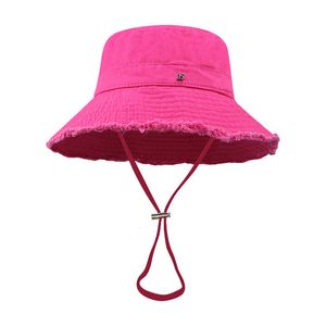 Designer Bucket Hat Le Bob Hats för män Kvinnor Casquette Wide Brim Designer Hat Sun Prevent Gorras Outdoor Beach Canvas Bucket Hat Designer Fashion Accessories HJ027