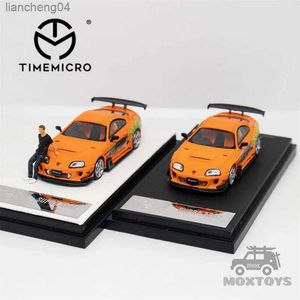 DIECAST Model Cars ** WEDREFORDER ** TIME MICRO 1 64 Supra A80z Fast Furious Paul Paint Malue Orange Diecast Model CAR