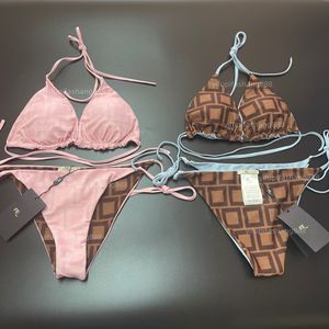 Kadın tasarımcı mayolar mayo yaz plajı seksi bikini setleri tank kadın bikinis moda mektupları basılı mayo yüksek kaliteli bayan mayolar