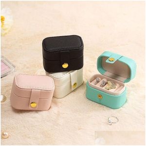 Other Fashion Accessories Portable Travel Jewelry Box Ring Earrings Necklace Packaging Of Storage High Quality Easy To Carry Not Take Otktx